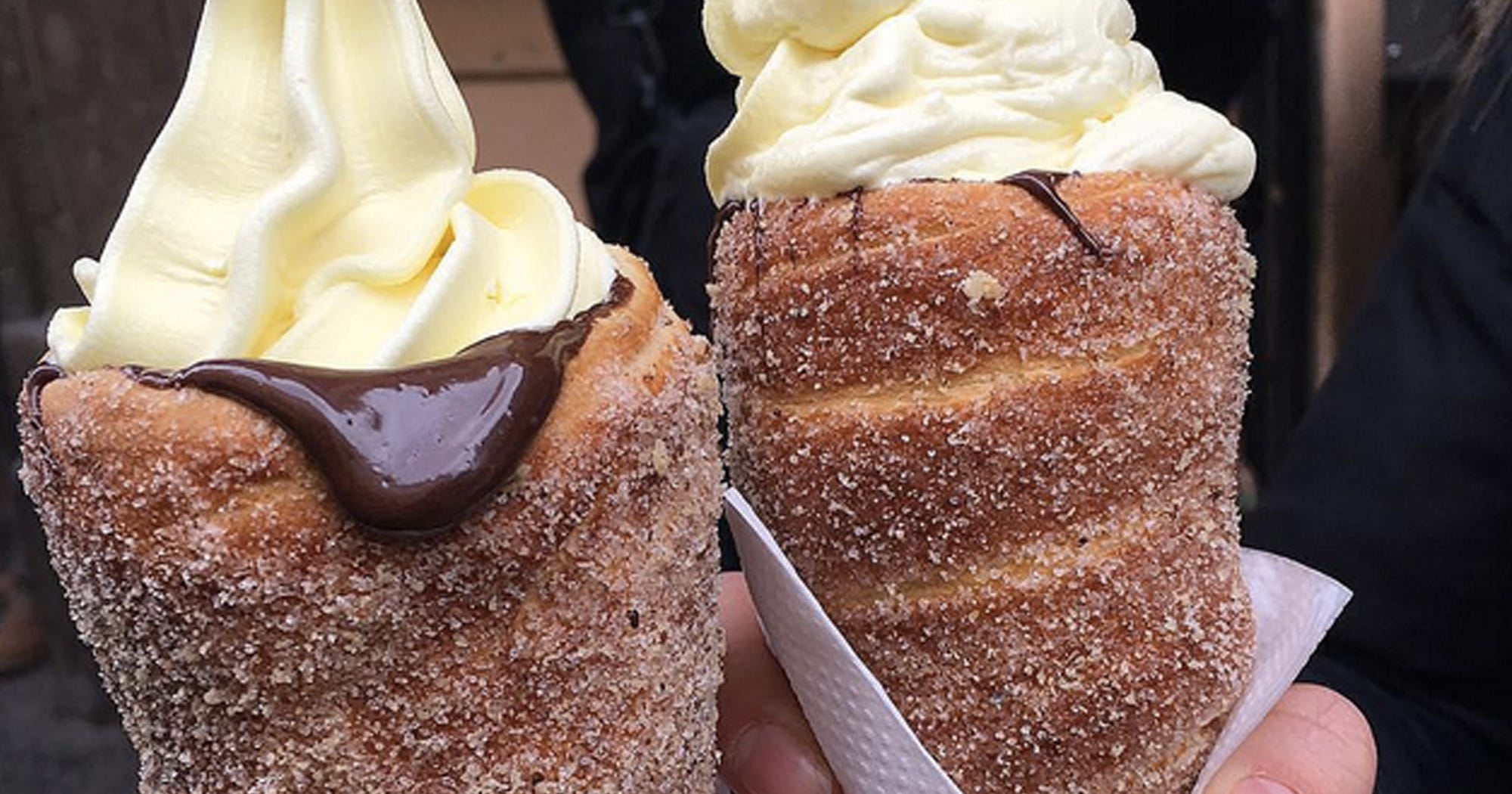 Donut Ice Cream Cones