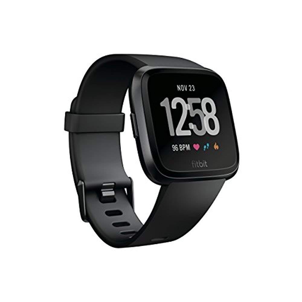 Fitbit + Fitbit Versa Smart Watch, One Size (S & L Bands Included)