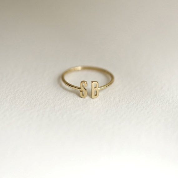 Minimal Allure + Open Initial Ring