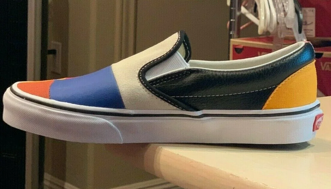 Vans + Classic Slip On Patchwork Shoes