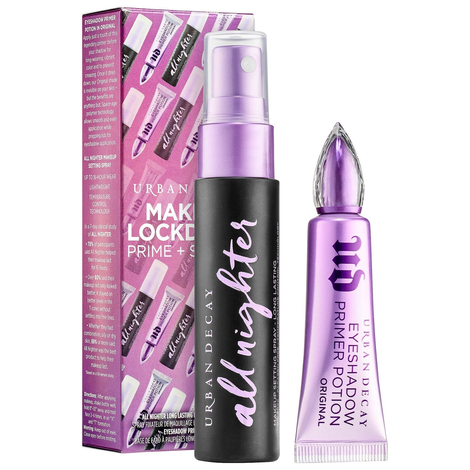 Urban Decay + All Nighter Setting Spray & Eyeshadow Primer Set