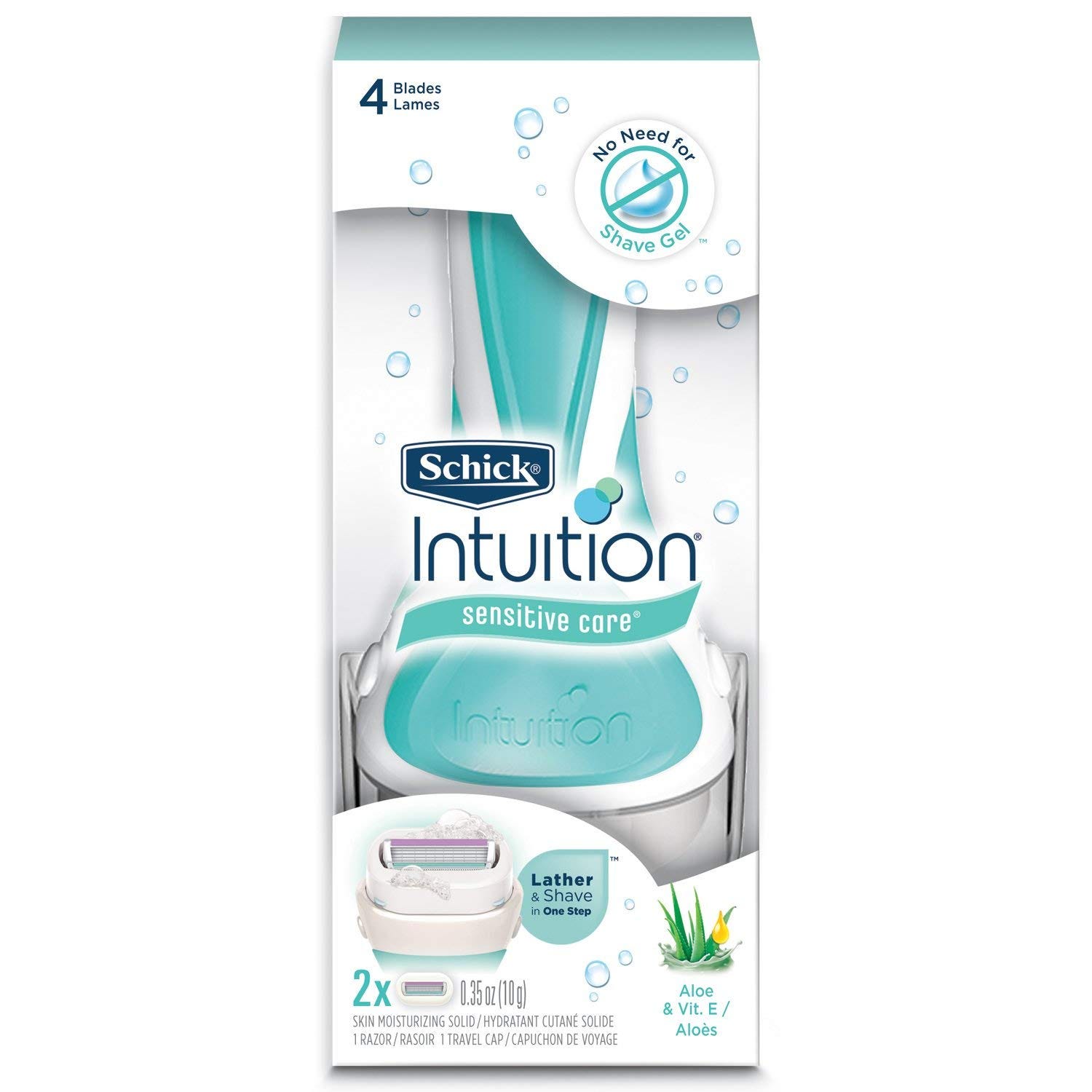 Schick + Schick Intuition Sensitive Care Razor for Women