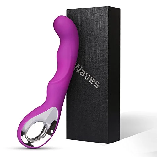 Waves + G Spot Vibrator Adult Sex Toys for Women, Waterproof Dildo Vibrator