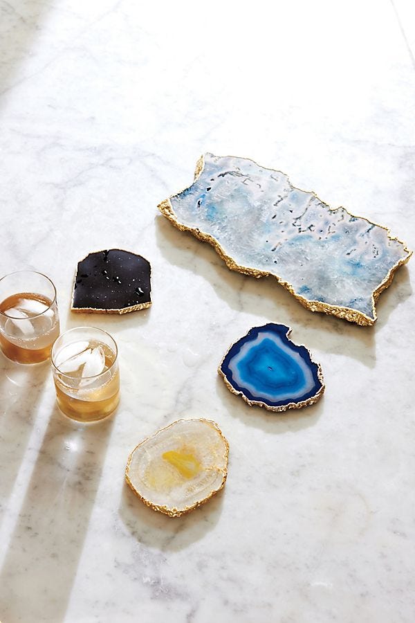 Anthropologie + Agate Coaster