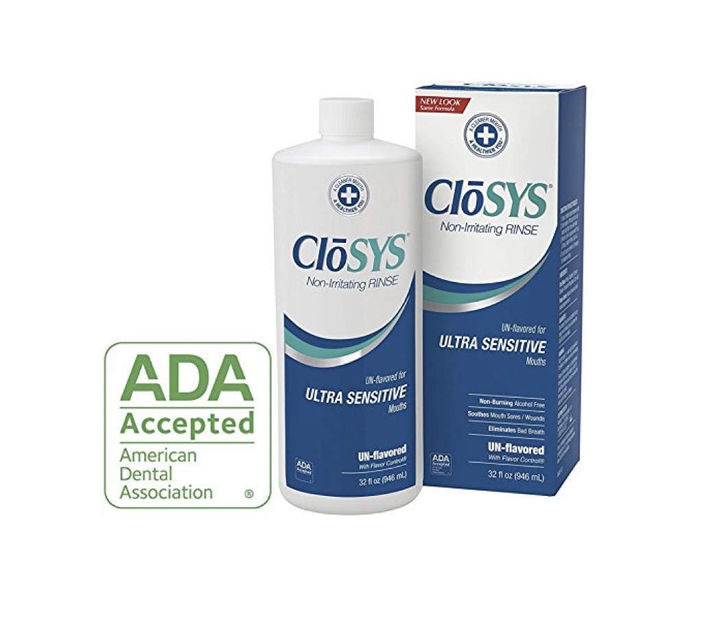 CloSYS + CloSYS Original Unflavored Mouthwash for Sensitive Mouths