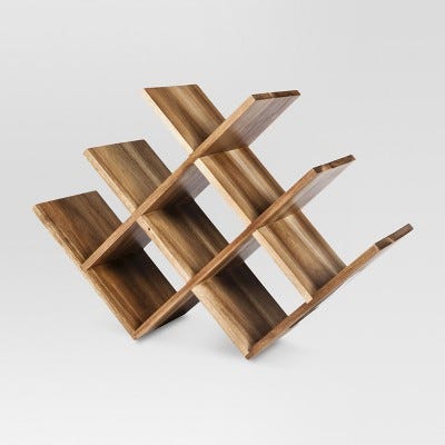 Threshold Acacia 8 Bottle Wine Rack