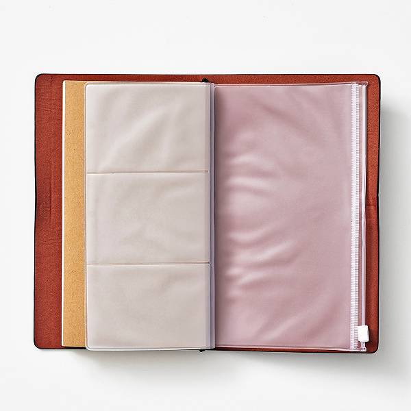 Paper Source + Black Faux Leather Travel Journal