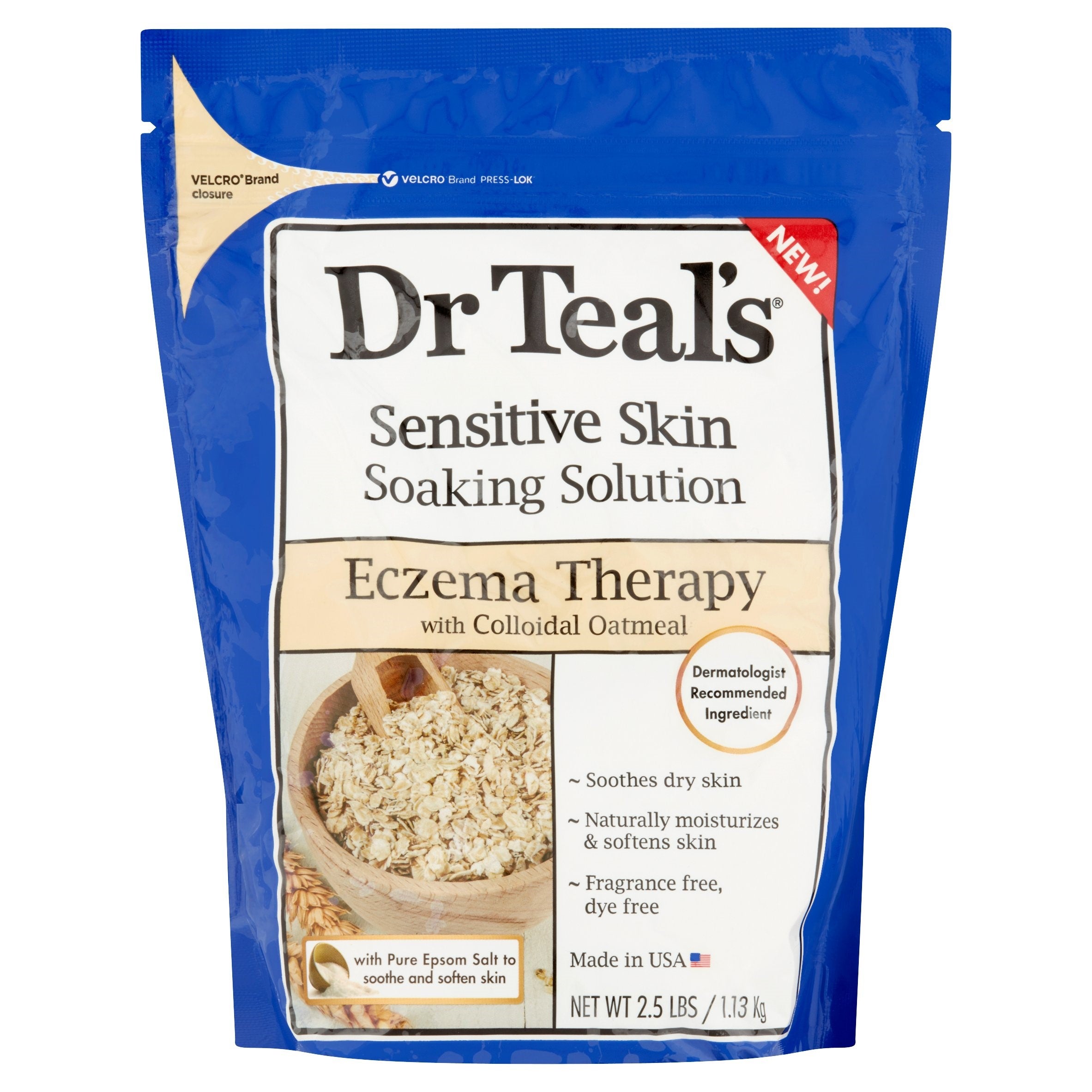 Dr. Teal's + Sensitive Skin Soaking Solution Eczema Therapy