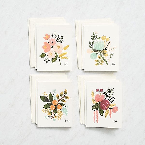 Paper Source + Botanical Stationery Set