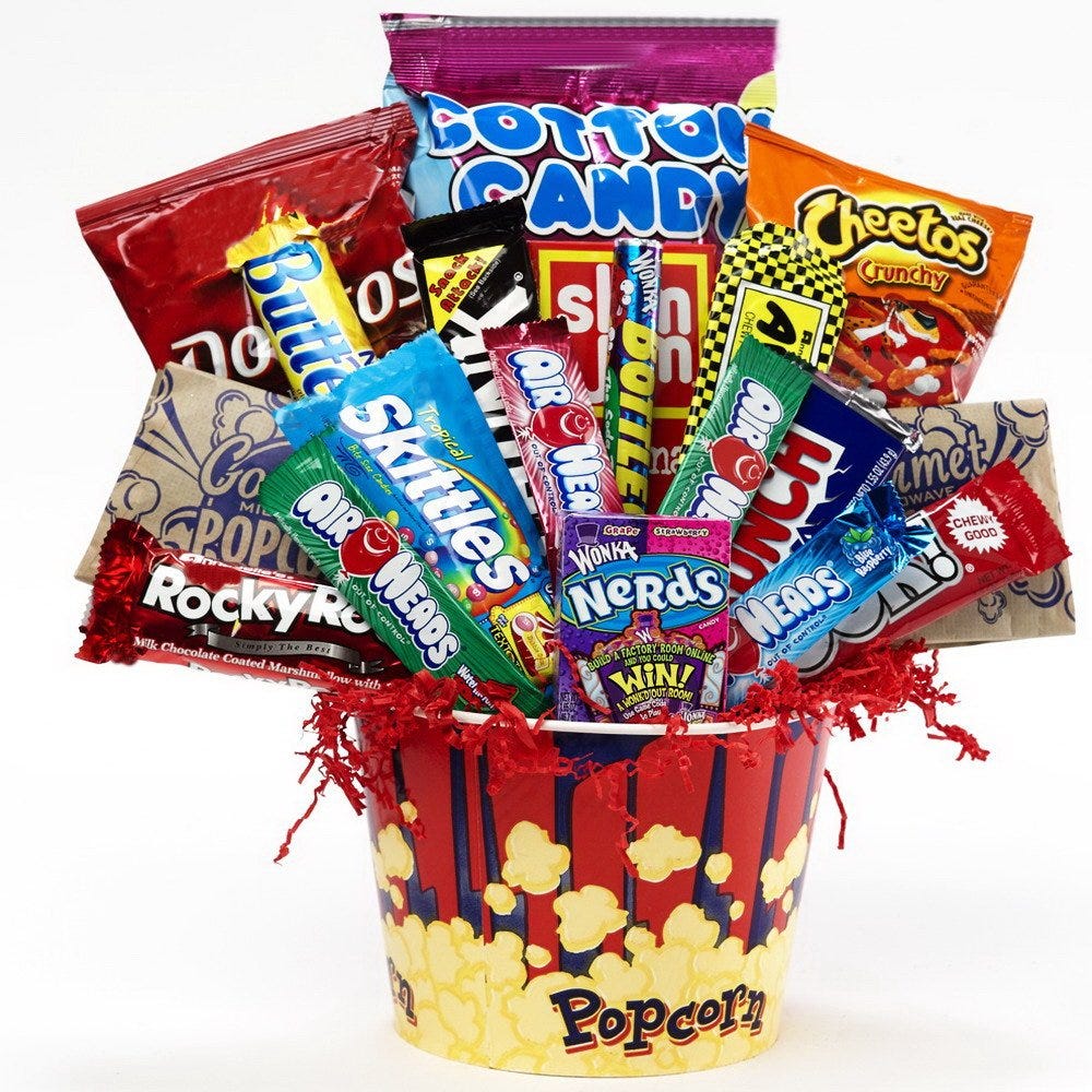 Art of Appreciation Gift Baskets + Snacks & Candy Bouquet