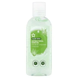Superdrug + Aloe Vera Antibacterial Hand Sanitiser Gel