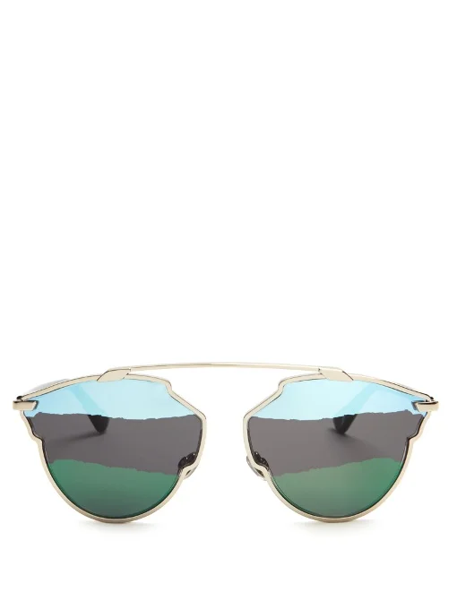 Dior + So Real tri-colour sunglasses