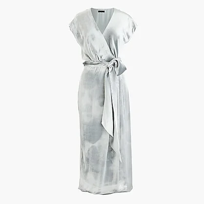 j crew velvet wrap dress