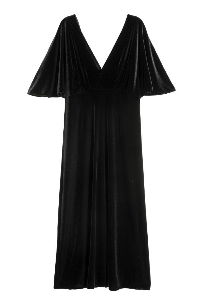 H&M + Velour Dress