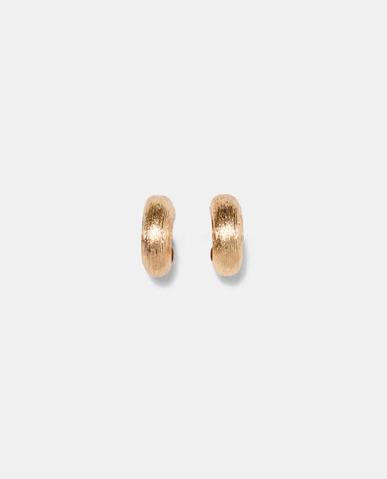 Zara + Metal Hoop Earrings