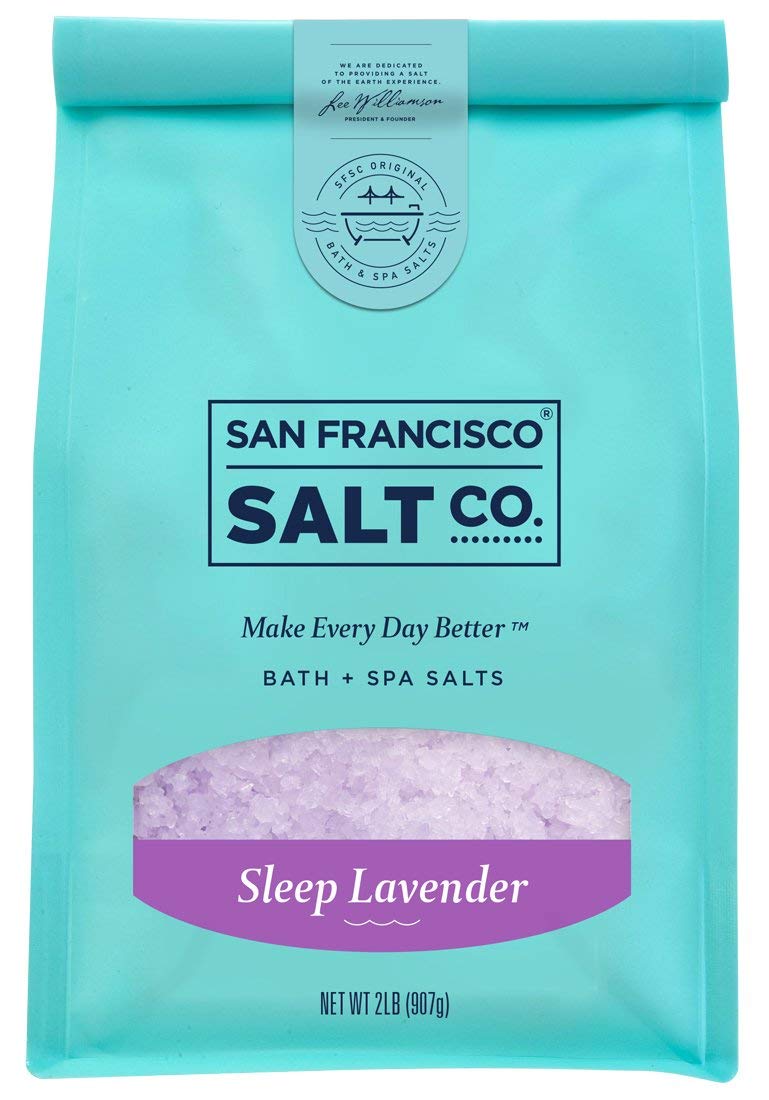 San Francisco Salt Co. + Sleep Lavender Bath Salts 2 lb. Luxury Gift Bag