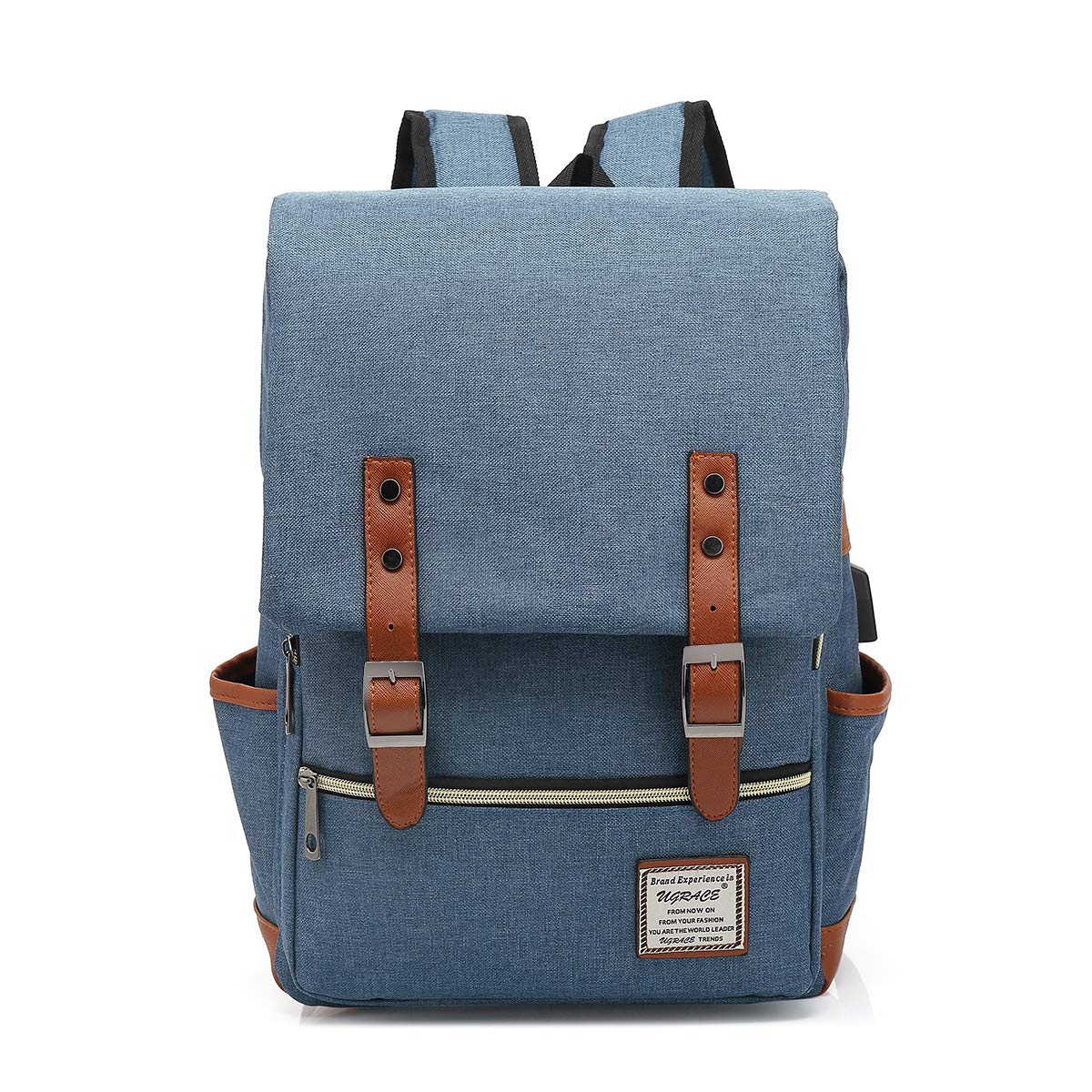 UGRACE + Waterproof Laptop Backpack with USB Charging Port