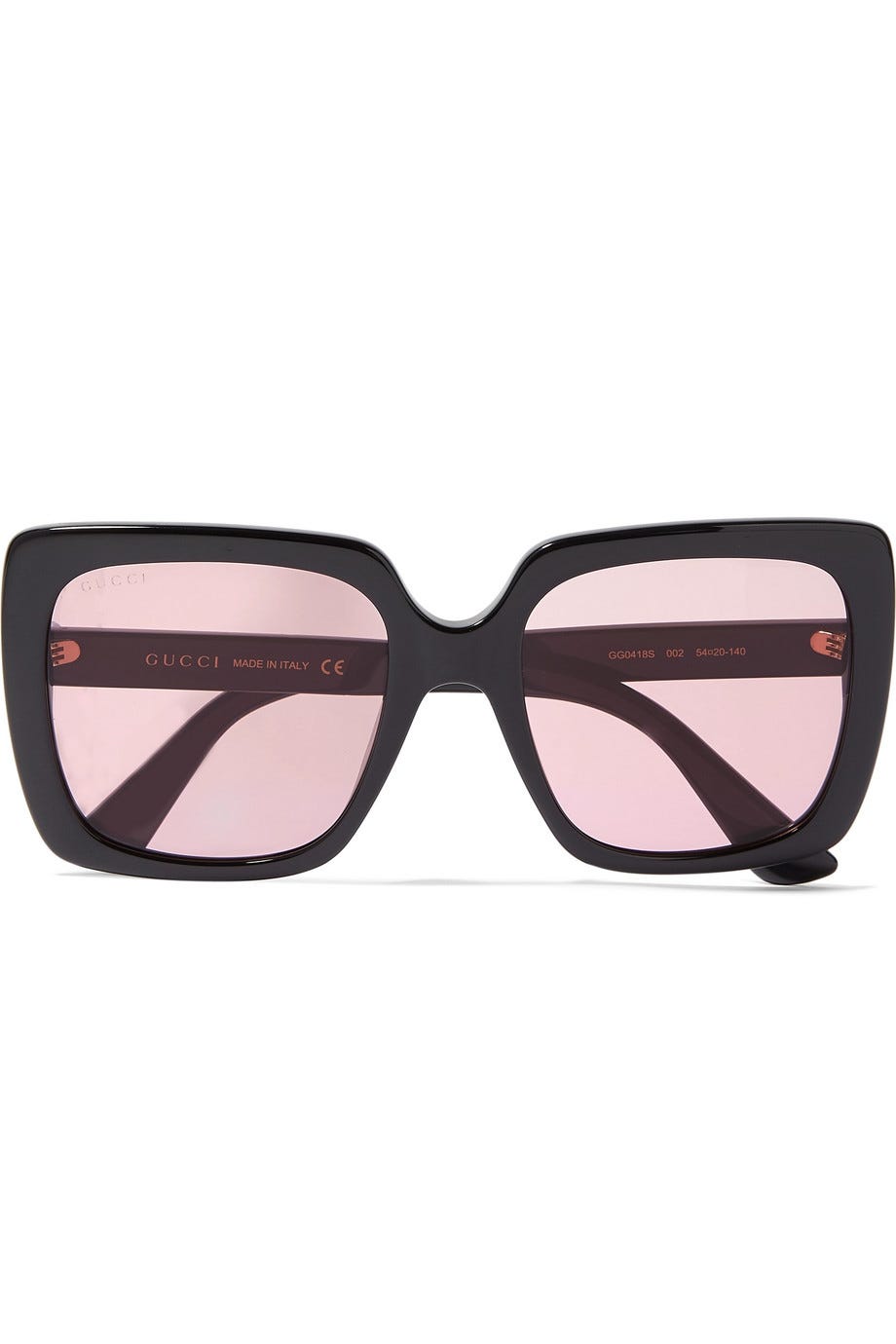 gucci oversize square sunglasses with crystals