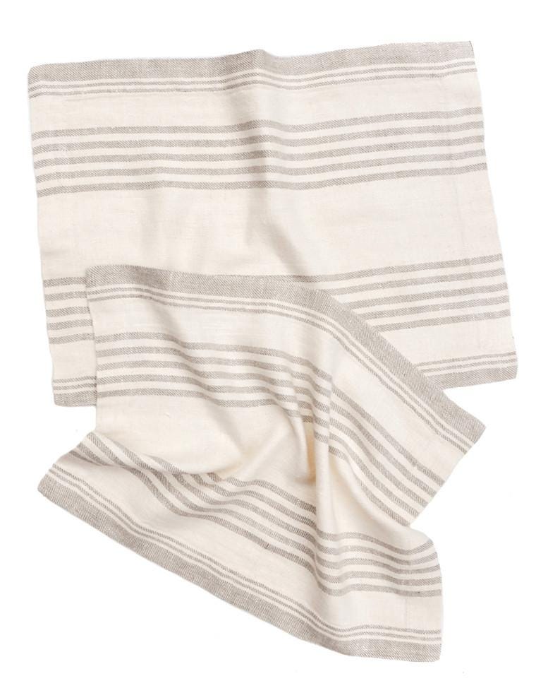LEIF + Classic Stripe Linen Placemat Set