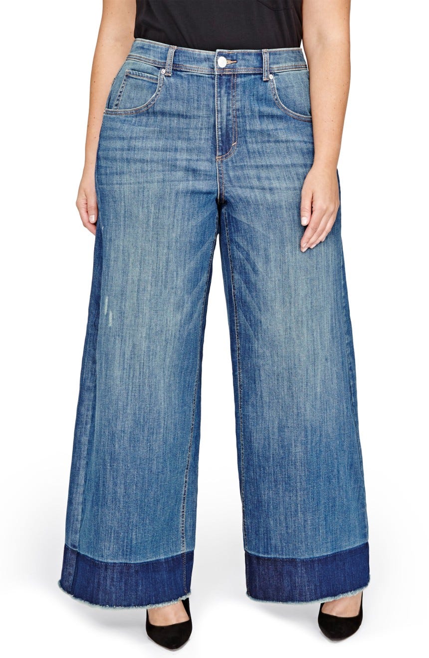 Legend + High Waist Wide Leg Jeans