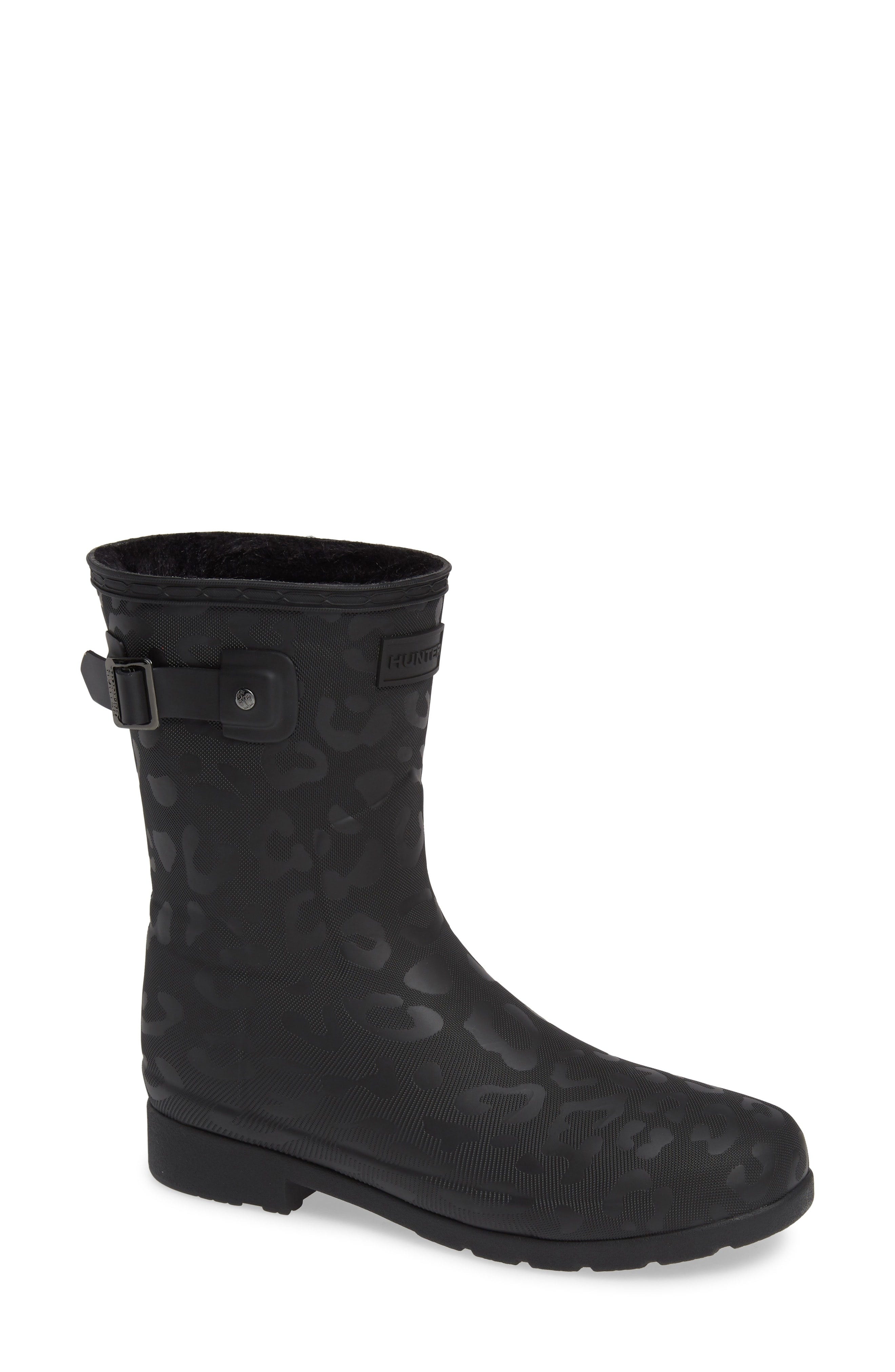 hunter refined matte rain boot