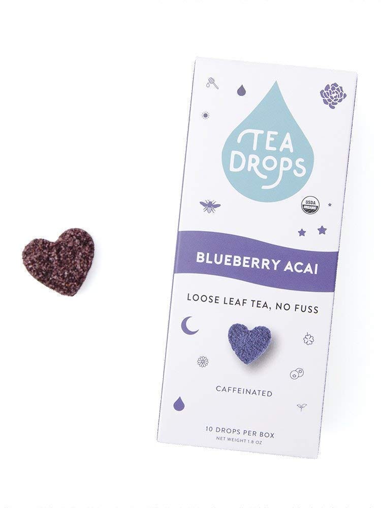 Tea Drops + Organic Blueberry, Acai and White Tea