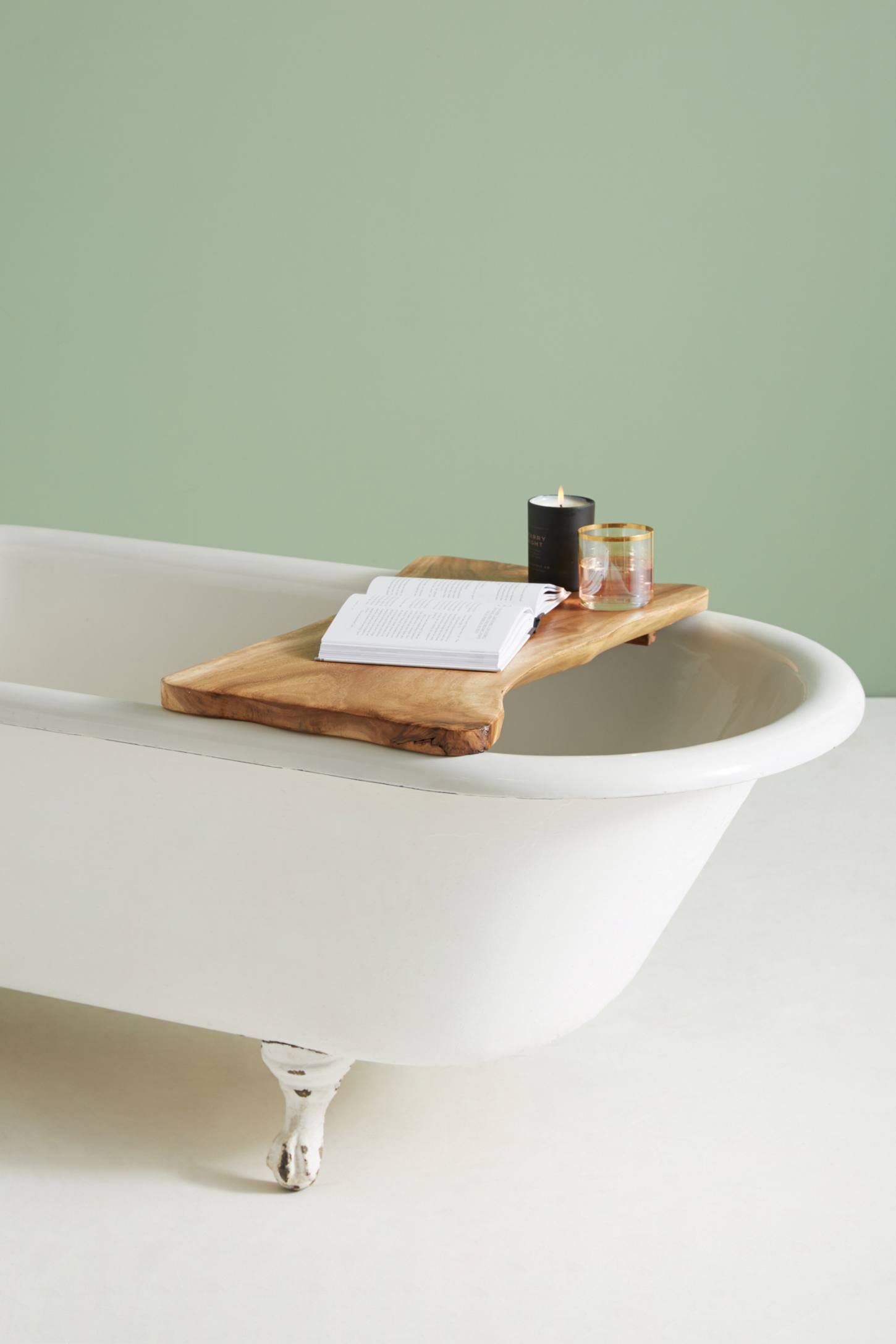 Volcanica + Wooden Bath Caddy