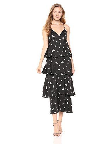 1212178 Blue Tiered Sleeve Bardot Dress
