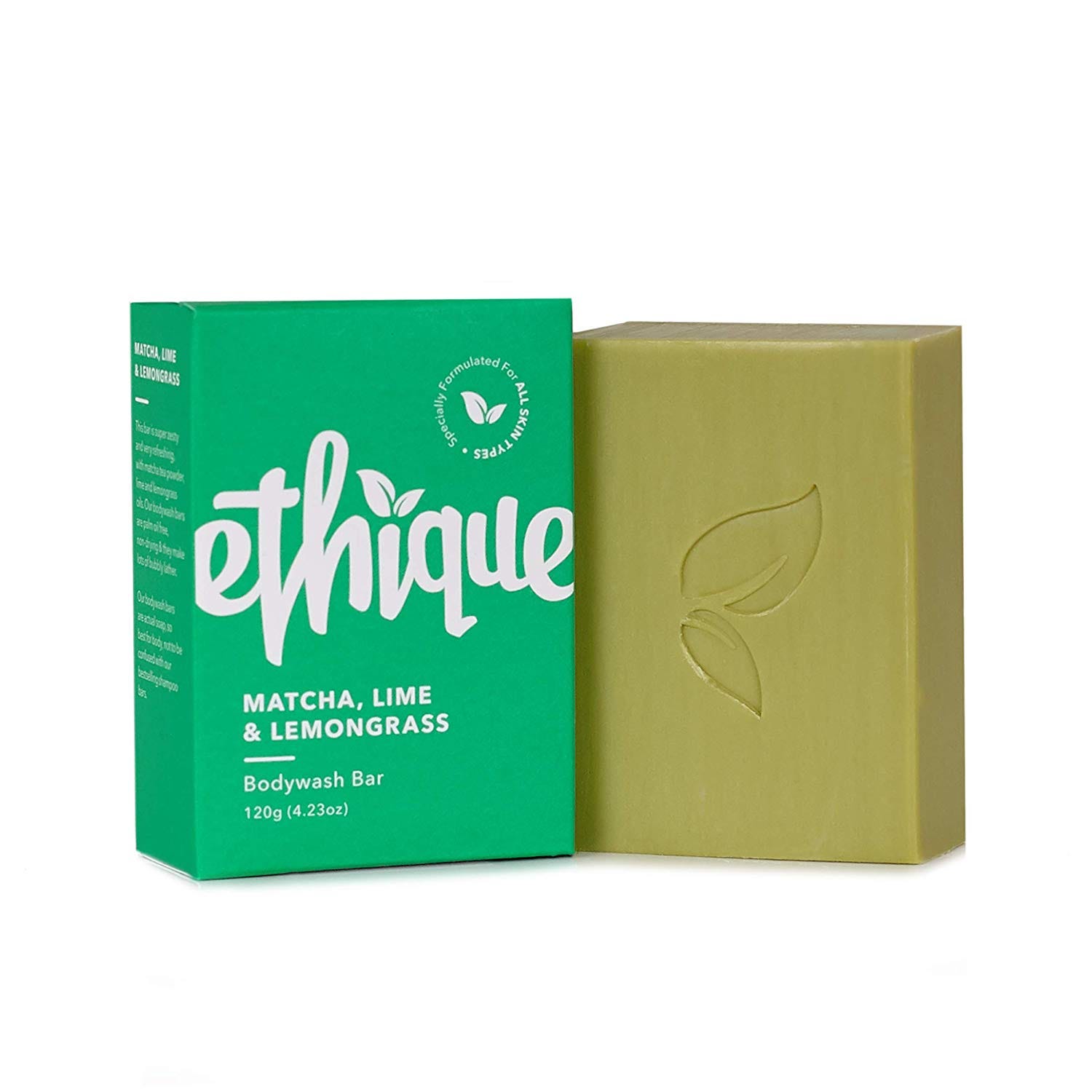 Ethique Beauty + Eco-Friendly Bodywash Bar – Matcha, Lime & Lemongrass