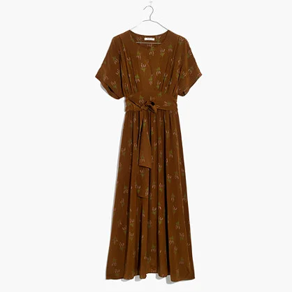 what colors go with brown dress Pre-Loved Madewell Women's Ribbed Sweater Dress Marled Pecan Size S – Elle  & Beck
