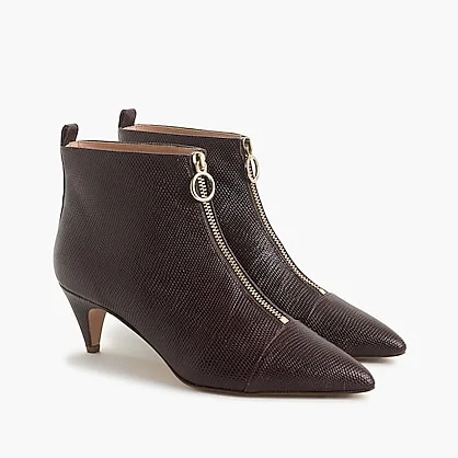 j crew pointed stiletto ankle boots