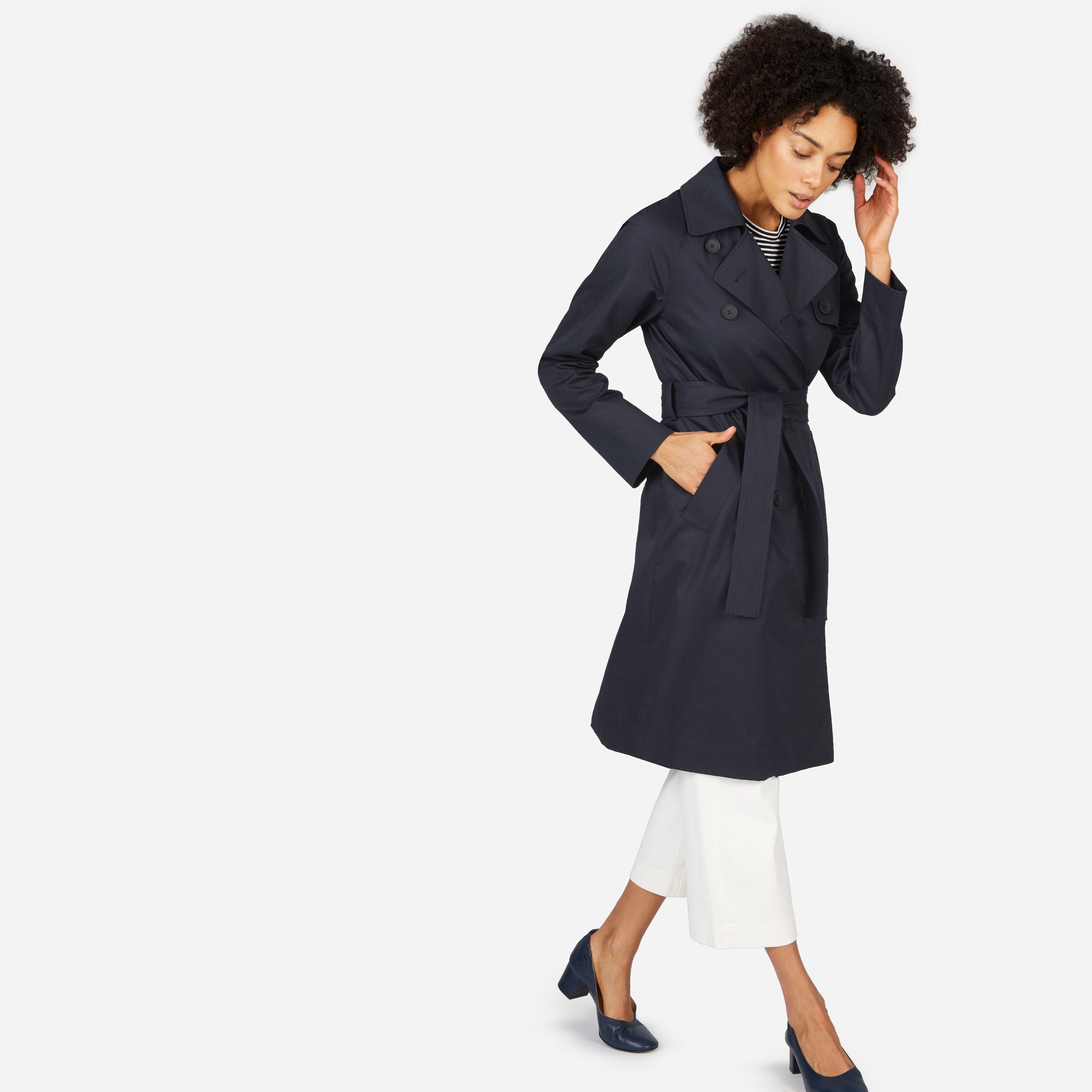 Everlane + The Drape Trench Coat