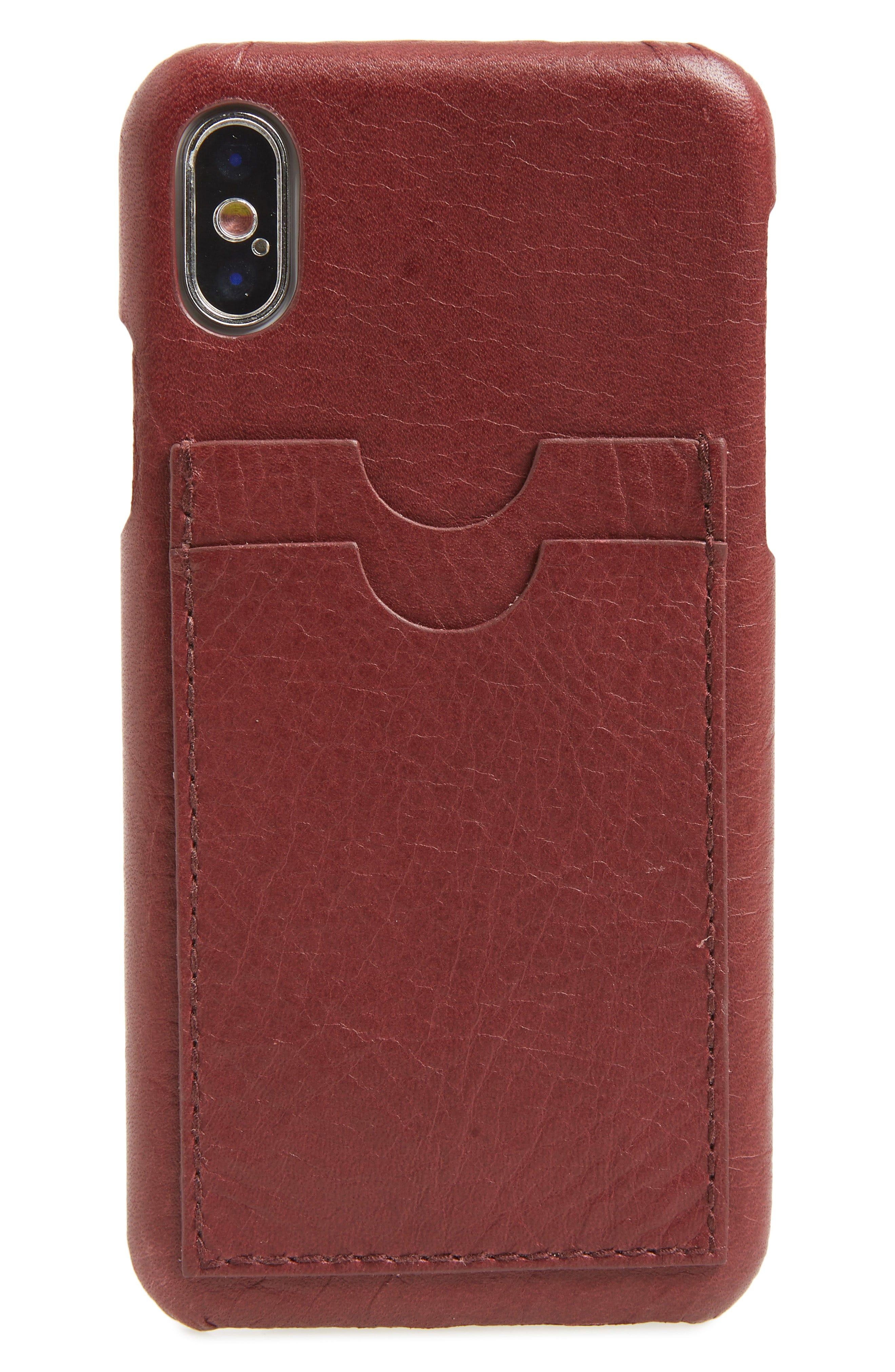 Madewell + Card Slot Leather iPhone X Case
